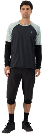 TARN WIND Herren-Merino-Langarmshirt mit Windschutz  glacierblack  XL