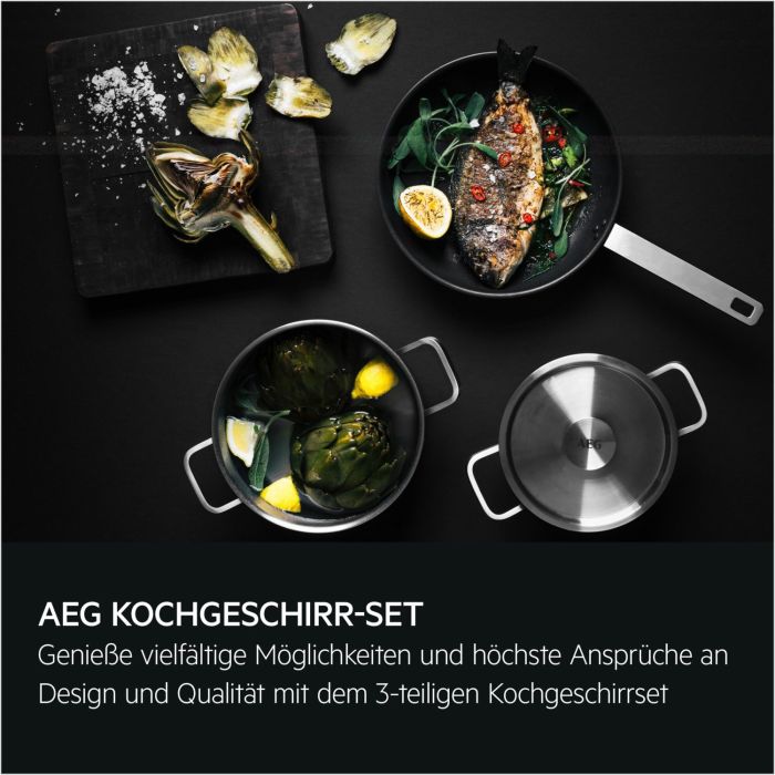 AEG Kochgeschirr-Set A3SS, Induktion