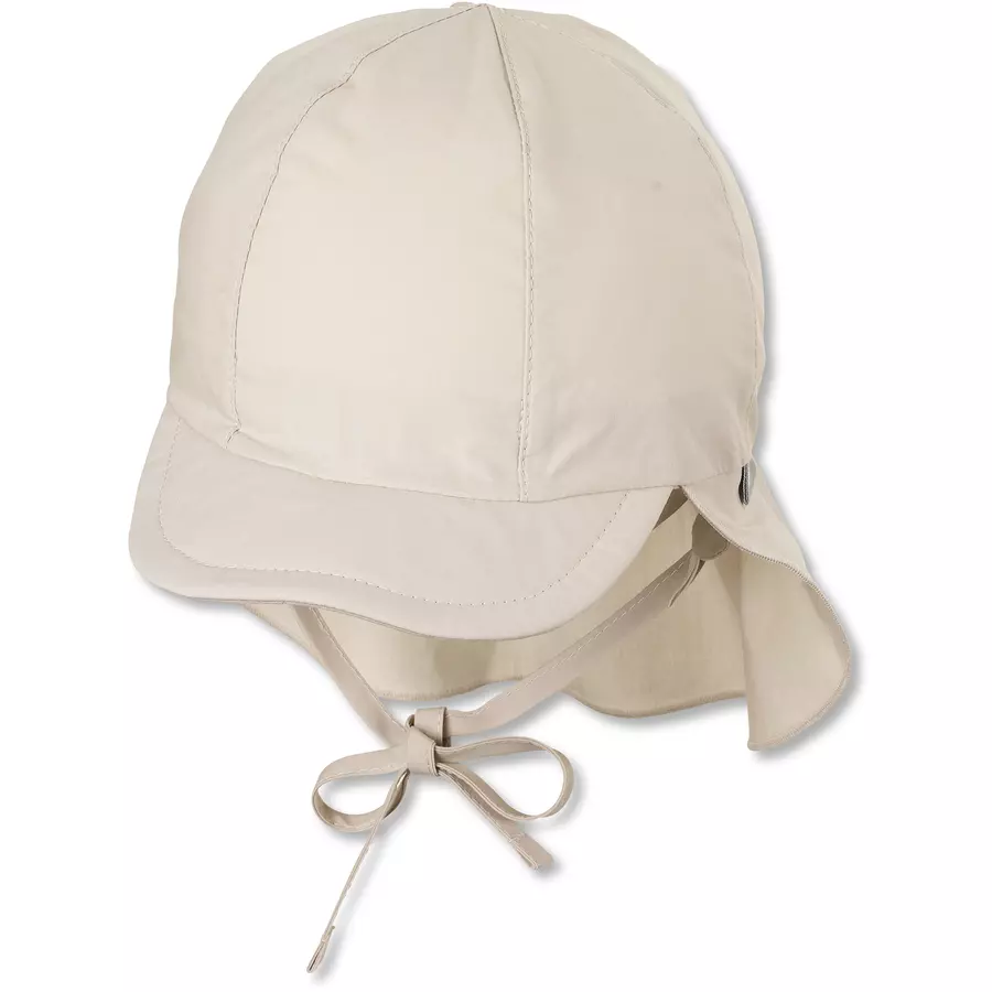 Sterntaler Schirmmütze mit Nackenschutz beige