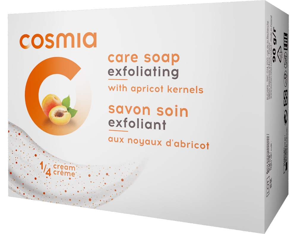 SABONETE COSMIA EXFOLIANTE COM ALPERCE 90G 1UN