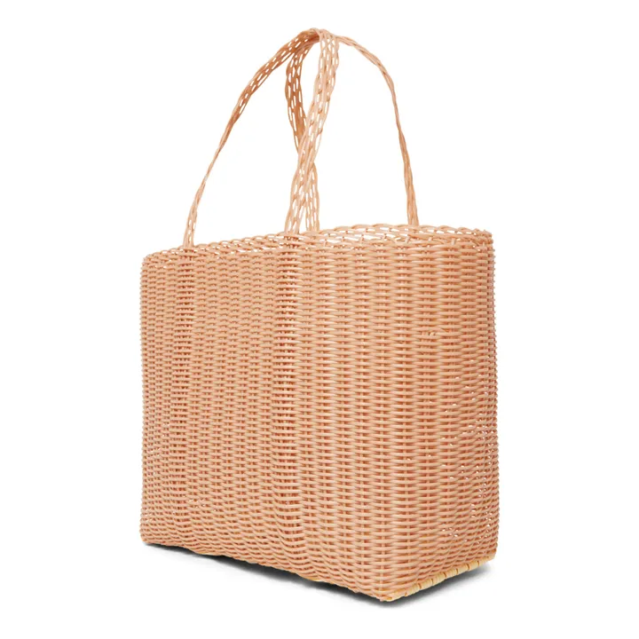 Palorosa Cabas Flat S | Rose pêche