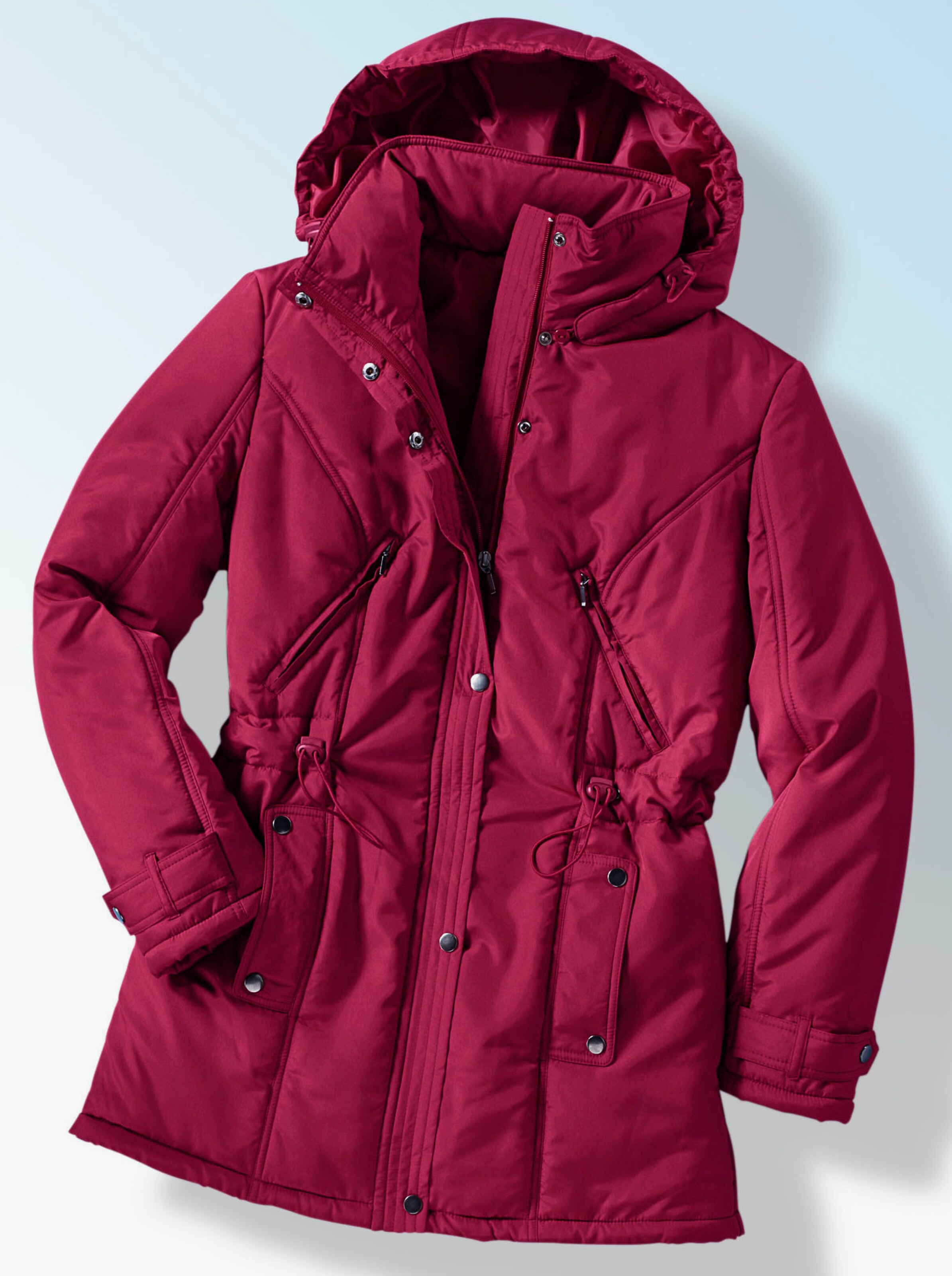 Steppjacke mit Weitenregulierung