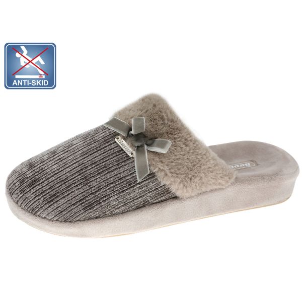 Beppi Chinelos de Quarto Femininos Taupe 39 - 2193781-39