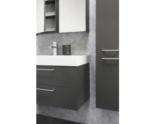 Verschil wastafelmeubel Somero 80 x 38 cm wit glanzend geglazuurd 36.104.68