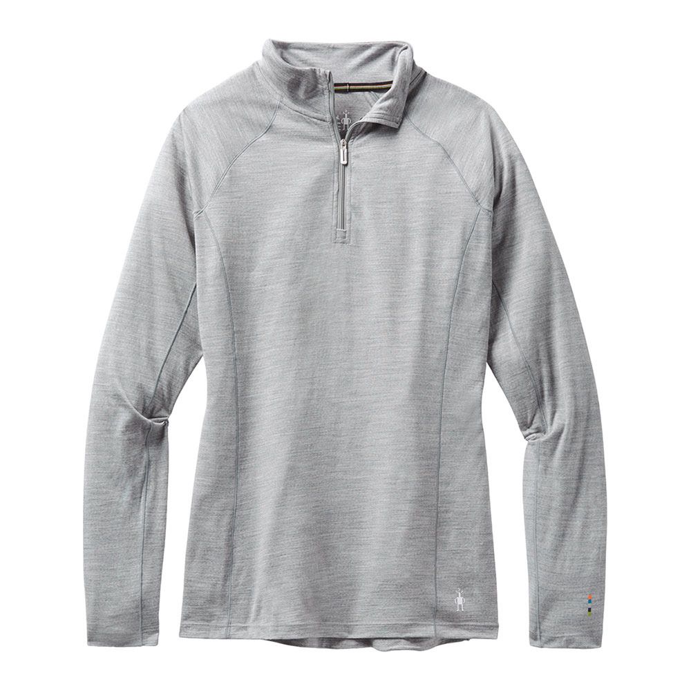 Smartwool MERINO 150 BL 1/4 Z BXD - Sous-couche Femme light gray heather