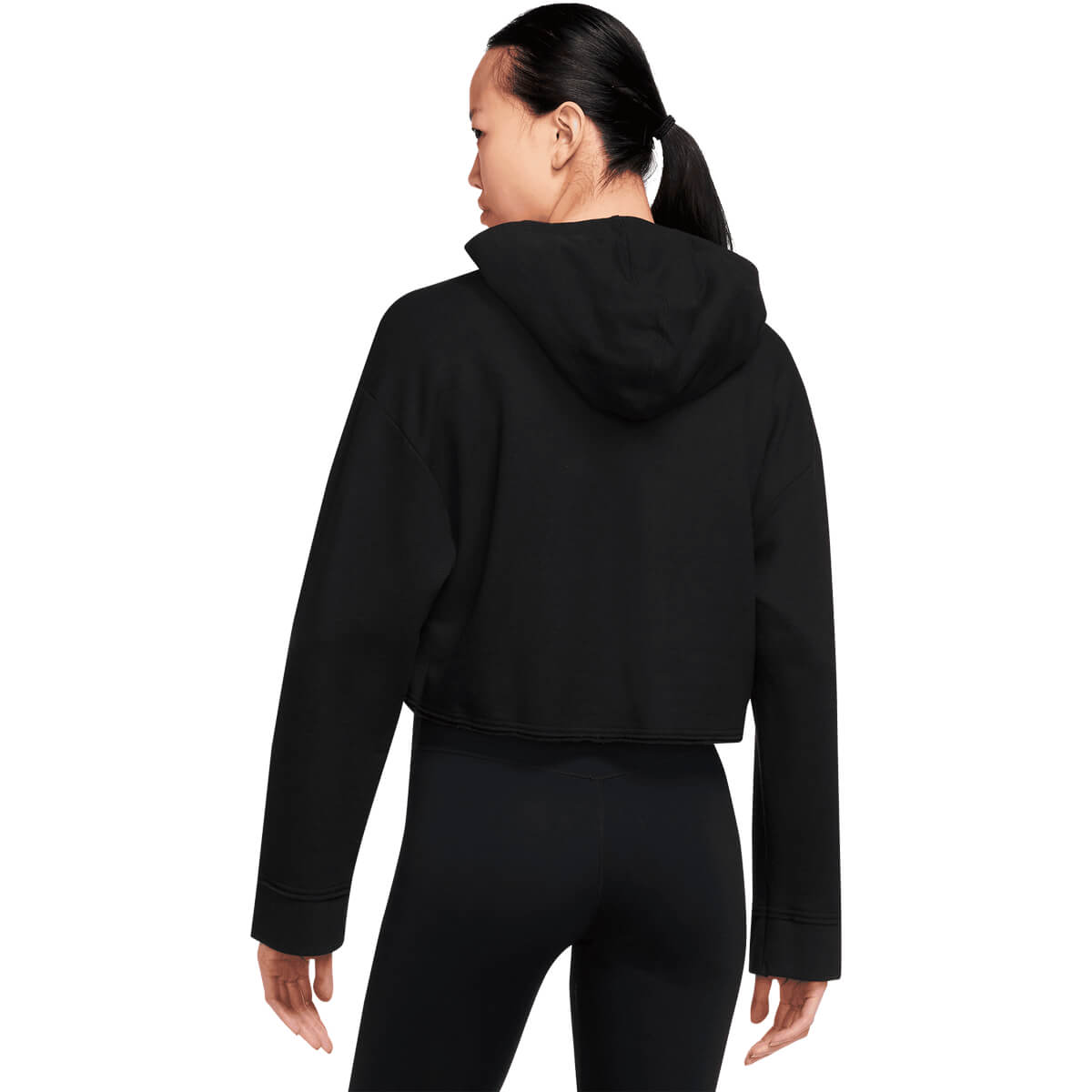 Nike Yoga Luxe Cropped Hættetrøje Dame