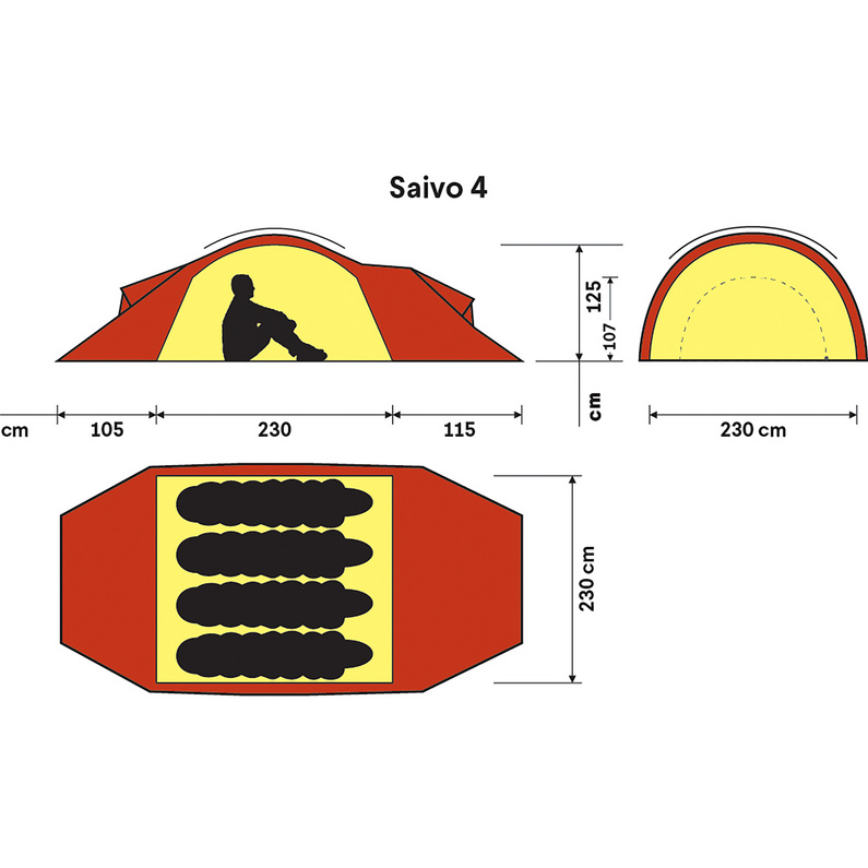 Hilleberg Saivo 4 Zelt