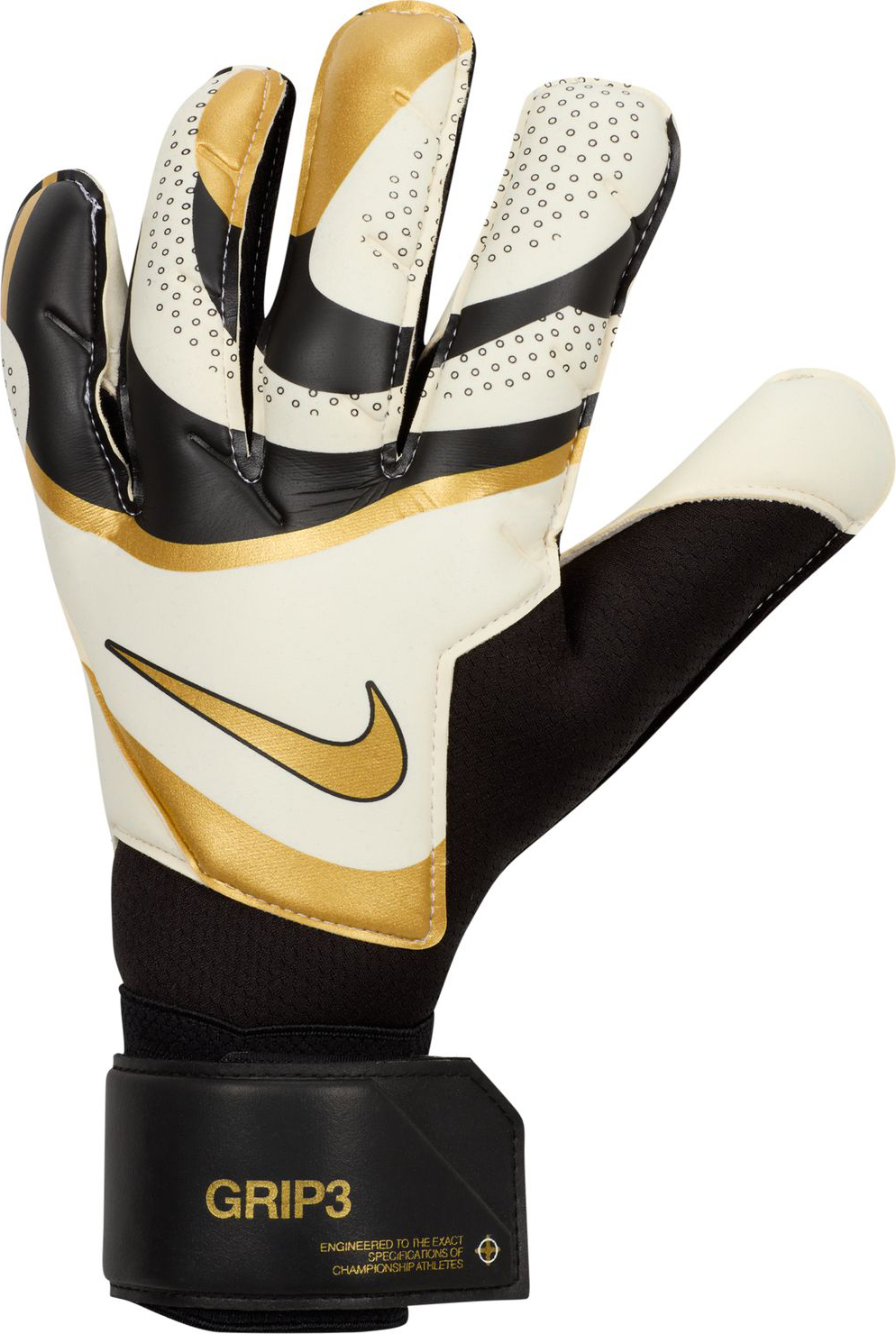 Grip3 Keeperhansker 011/Black/White/Metallic Gold Coin
