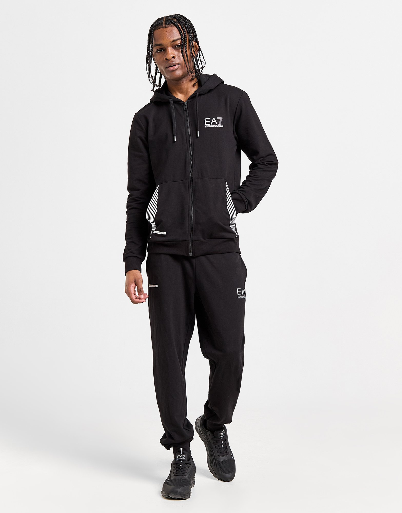 Emporio Armani EA7 Ensemble de survêtement Zippé 7 Lines Homme