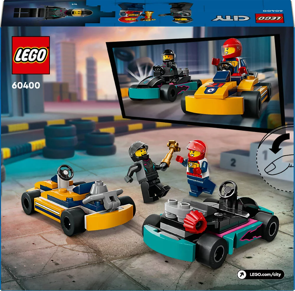 LEGO®CITY 60400 - LES KARTS ET LES PILOTES DE COURSE