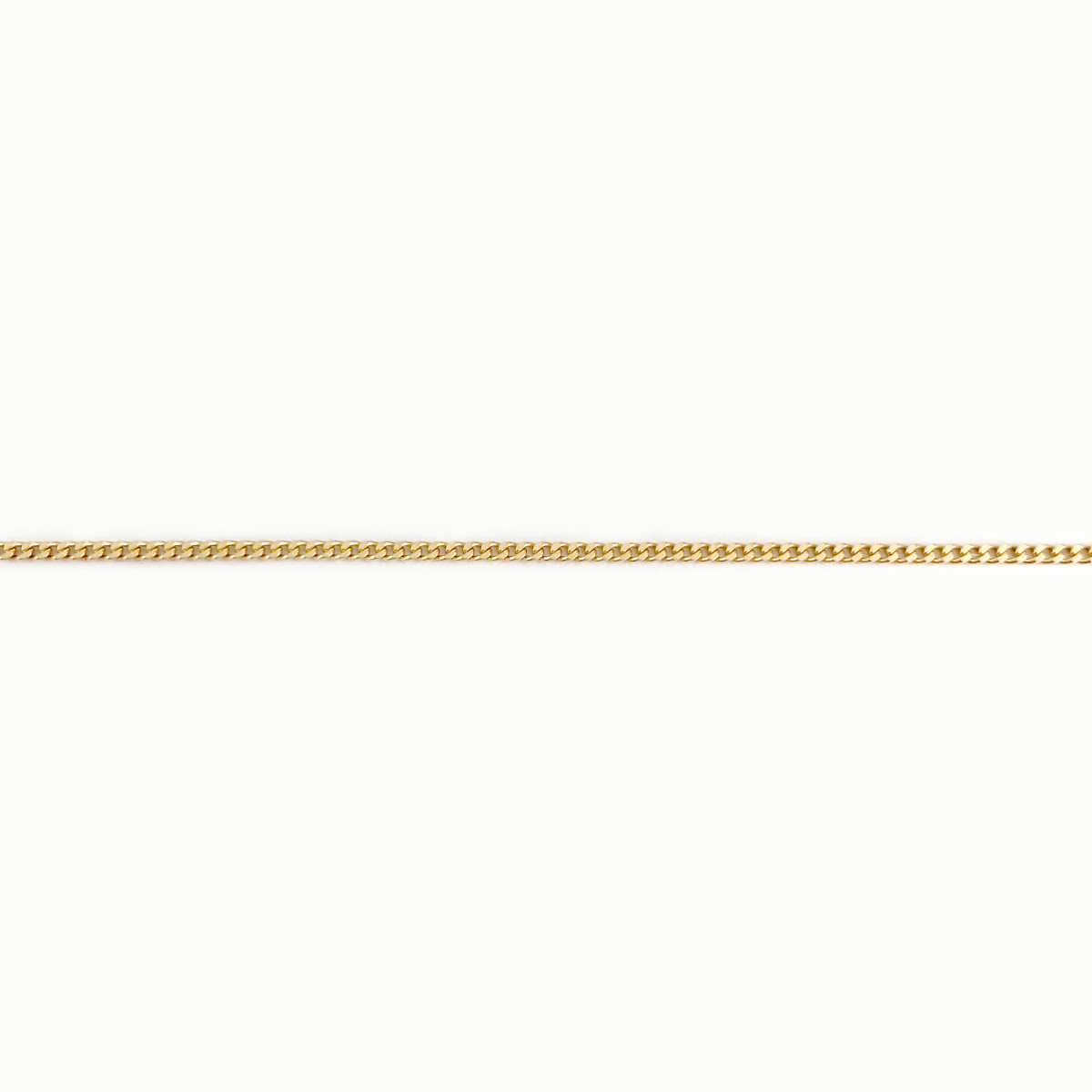Chaine d'occasion or 750 jaune maille gourmette 45 cm