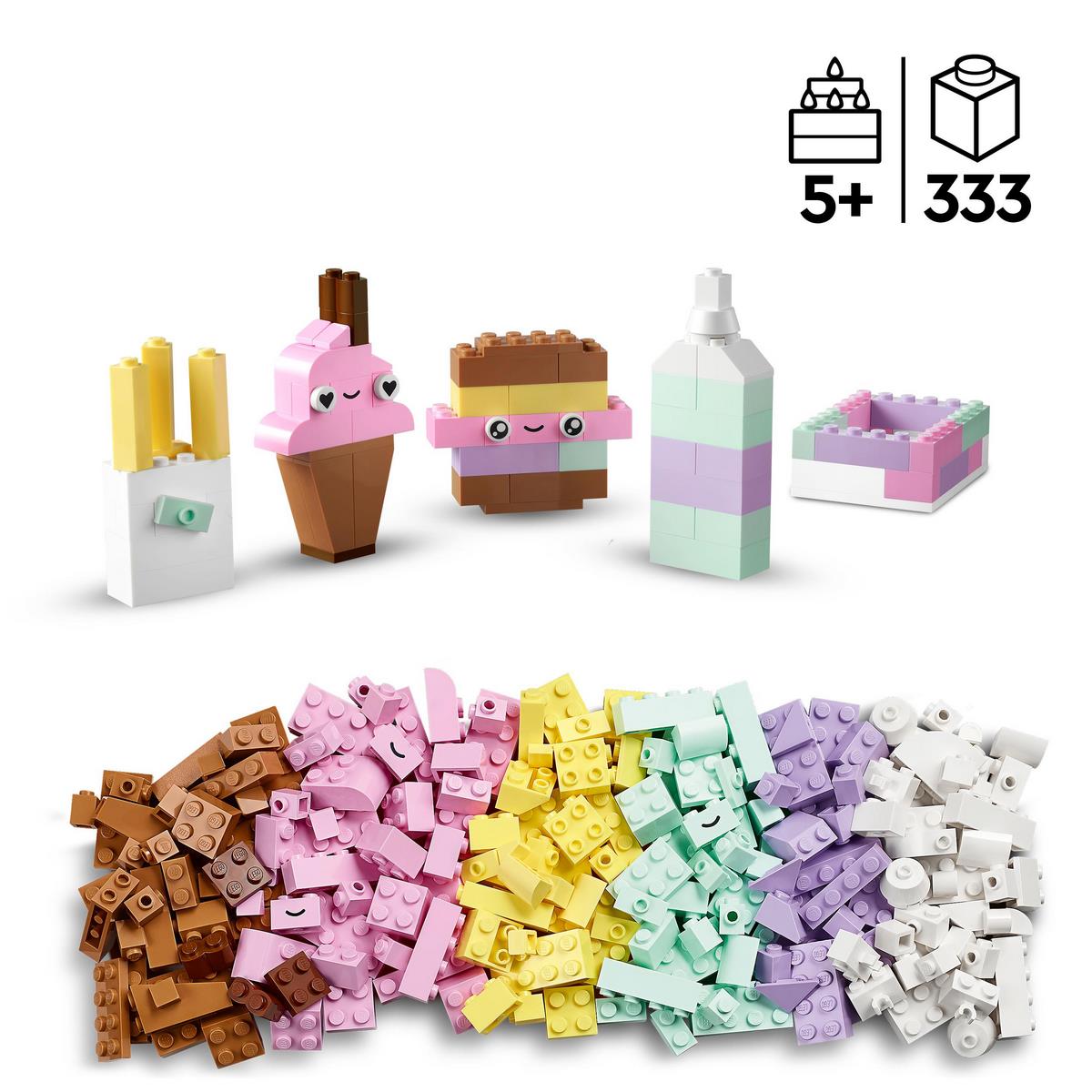 Amusement créatif pastel Lego Classic 11028