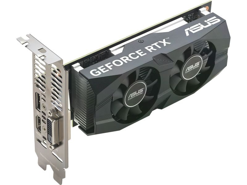 ASUS GeForce RTX 3050 LP BRK OC Edition ASUS GeForce RTX 3050 LP BRK OC Edition 6 GB GDDR6 ist grosse Produktivität in einem kleinen Paket