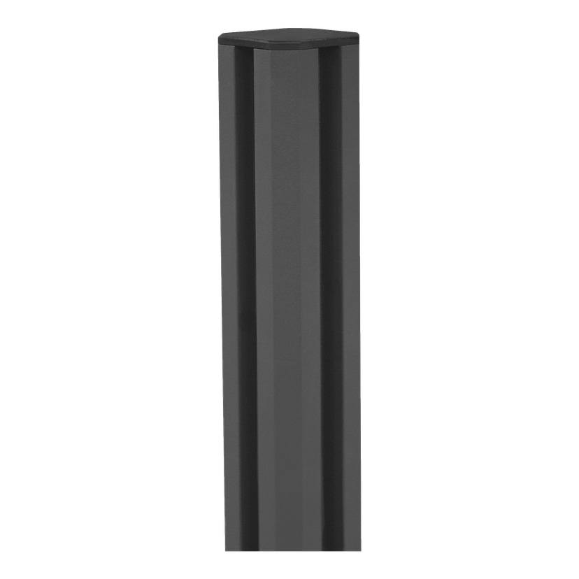 Hjørnestolpe for glassgjerde 108,5 cm 90°