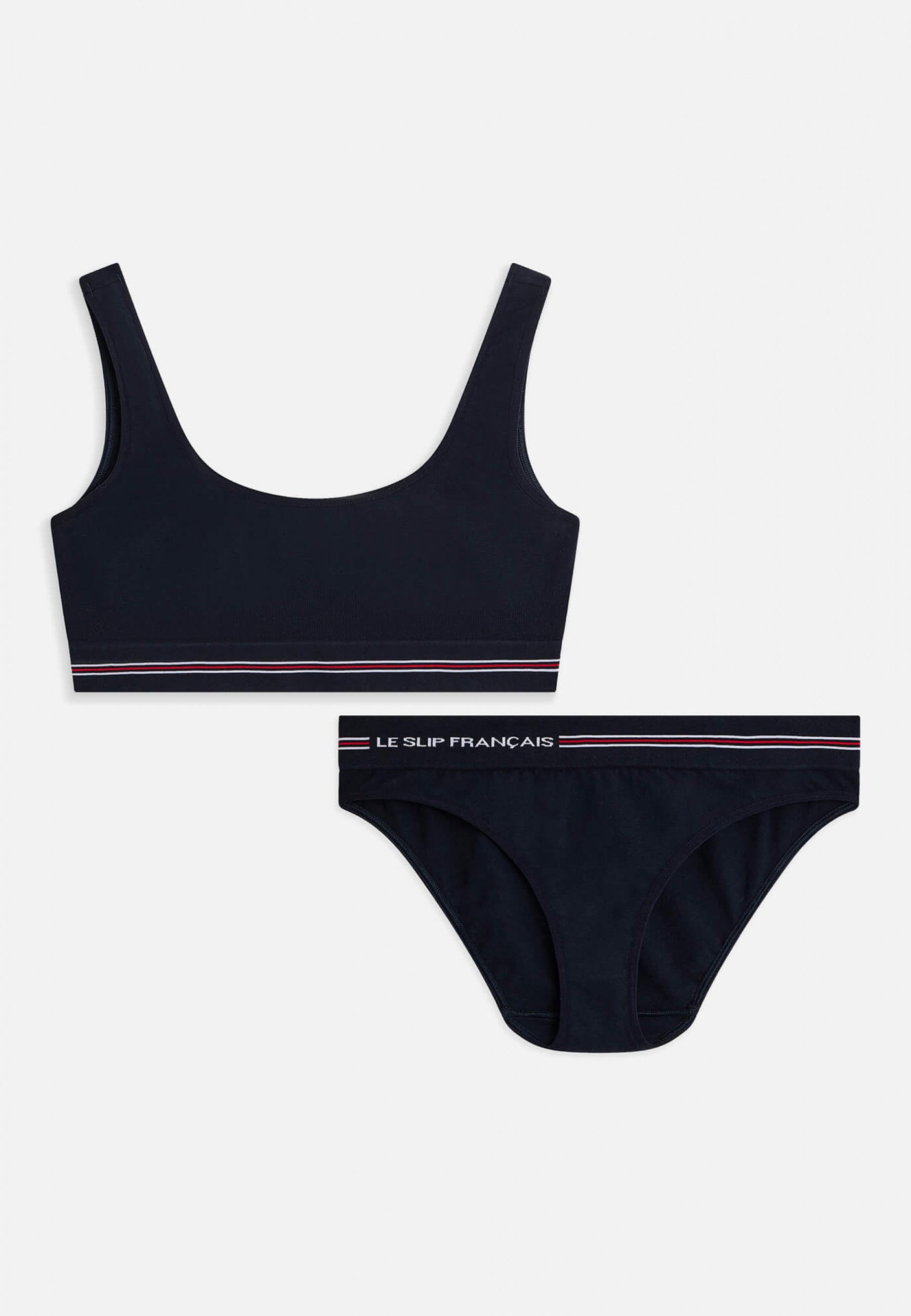 Brassière et culotte en coton sans coutures-Pack Anaïs et Cathy