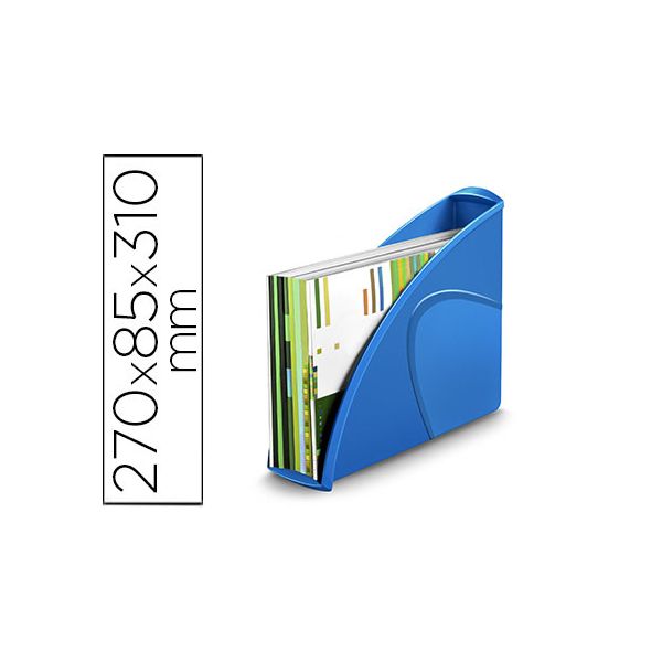 Cep Porta Revistas Plástico Uso Vertical / Horizontal Azul 674  G - 3462159001333
