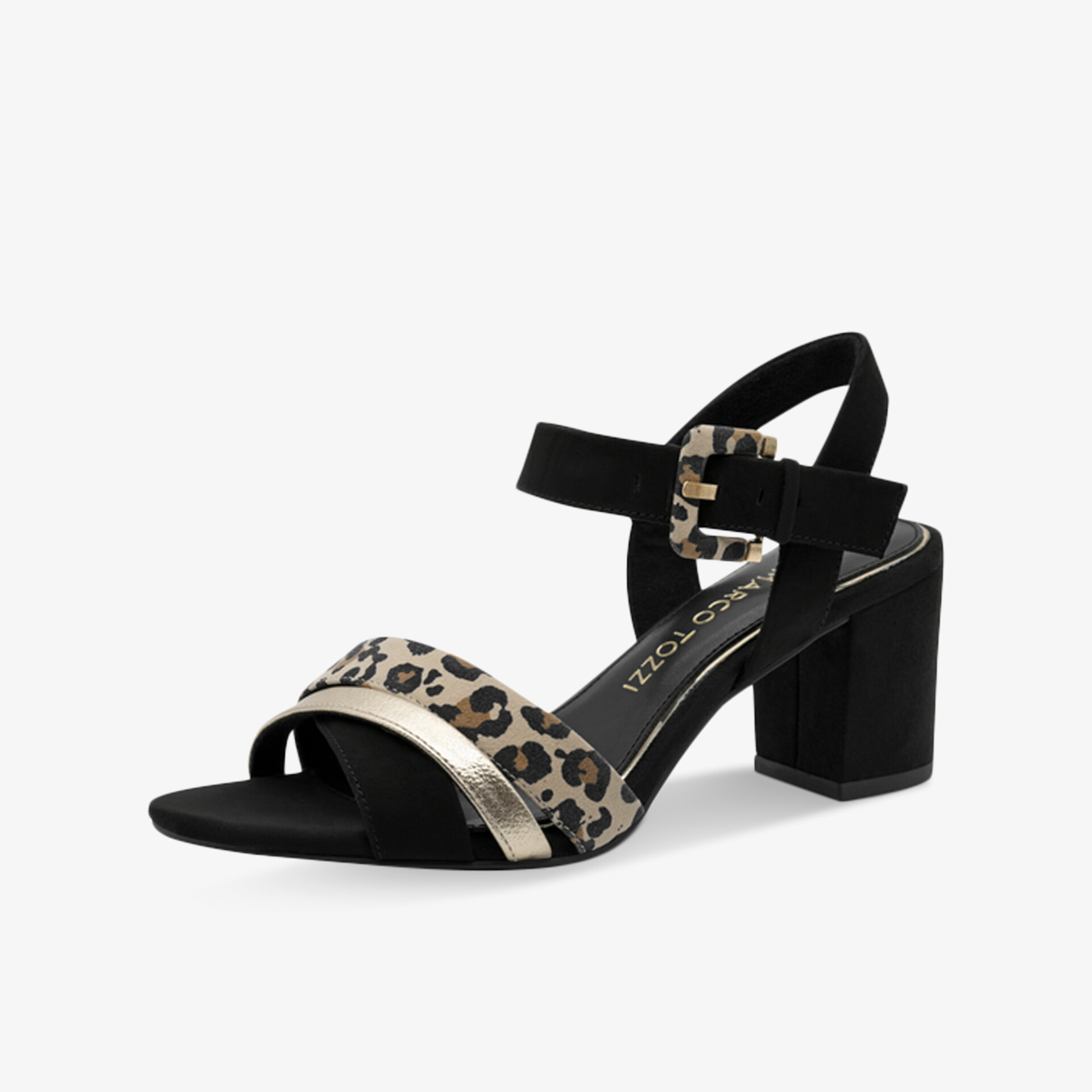 MARCO TOZZI Damen Riemchensandalen schwarz