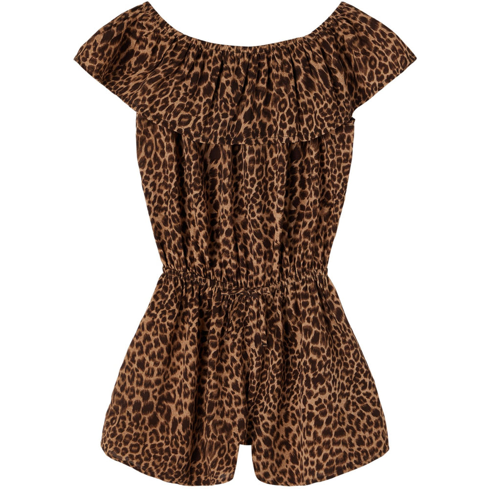 Køb Name It Black Leopard Nkfvinaya Ss Playsuit Fffff Noos
