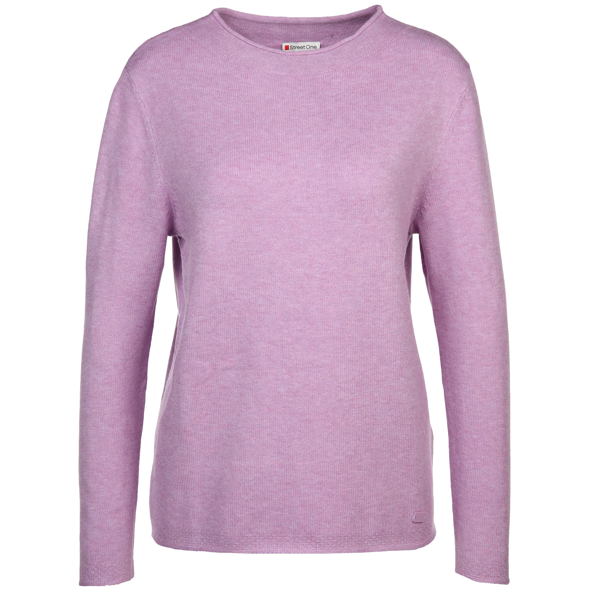 Damen Pullover mit kleinem Stehkragen