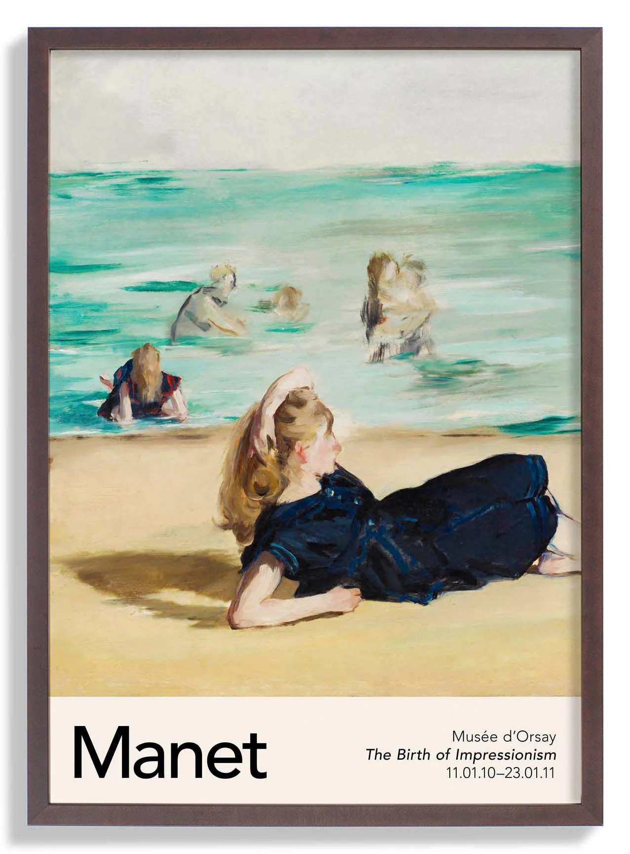 Am Strand von Manet Ausstellung