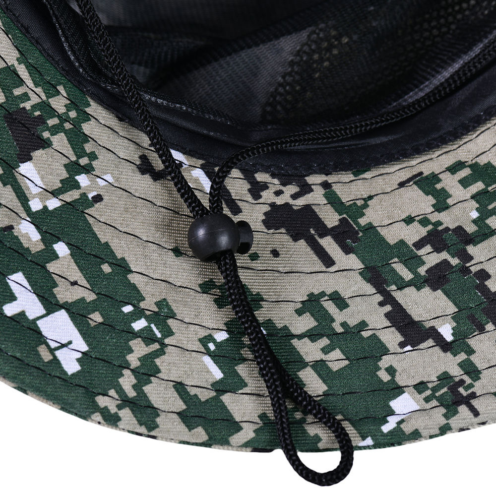 Decopatent Camouflage Vissershoedje (Bucket Hat, Army Groen)