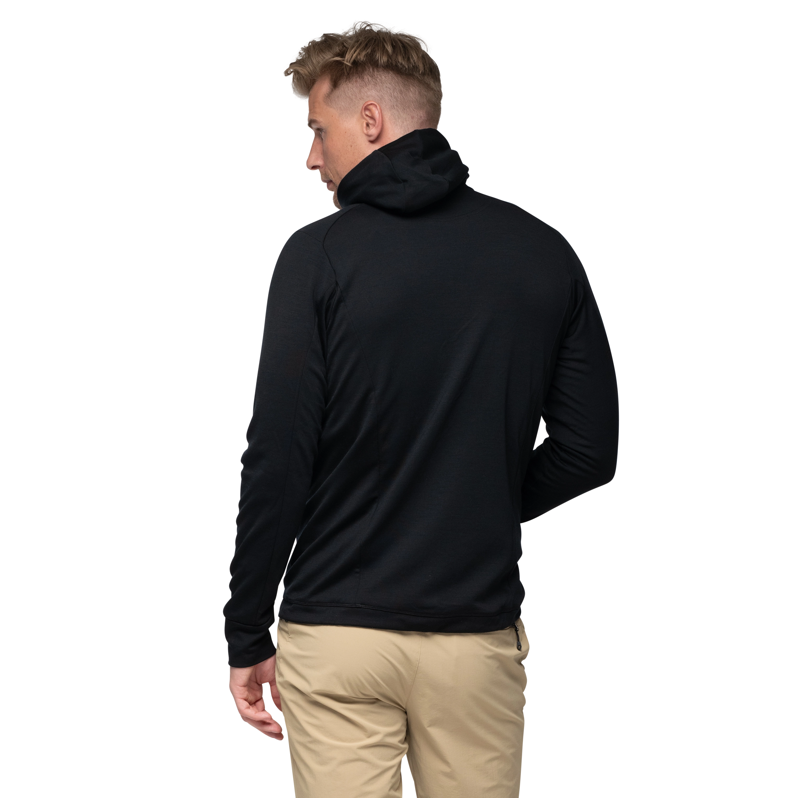 Ulstein Wool Hood Jacket Black