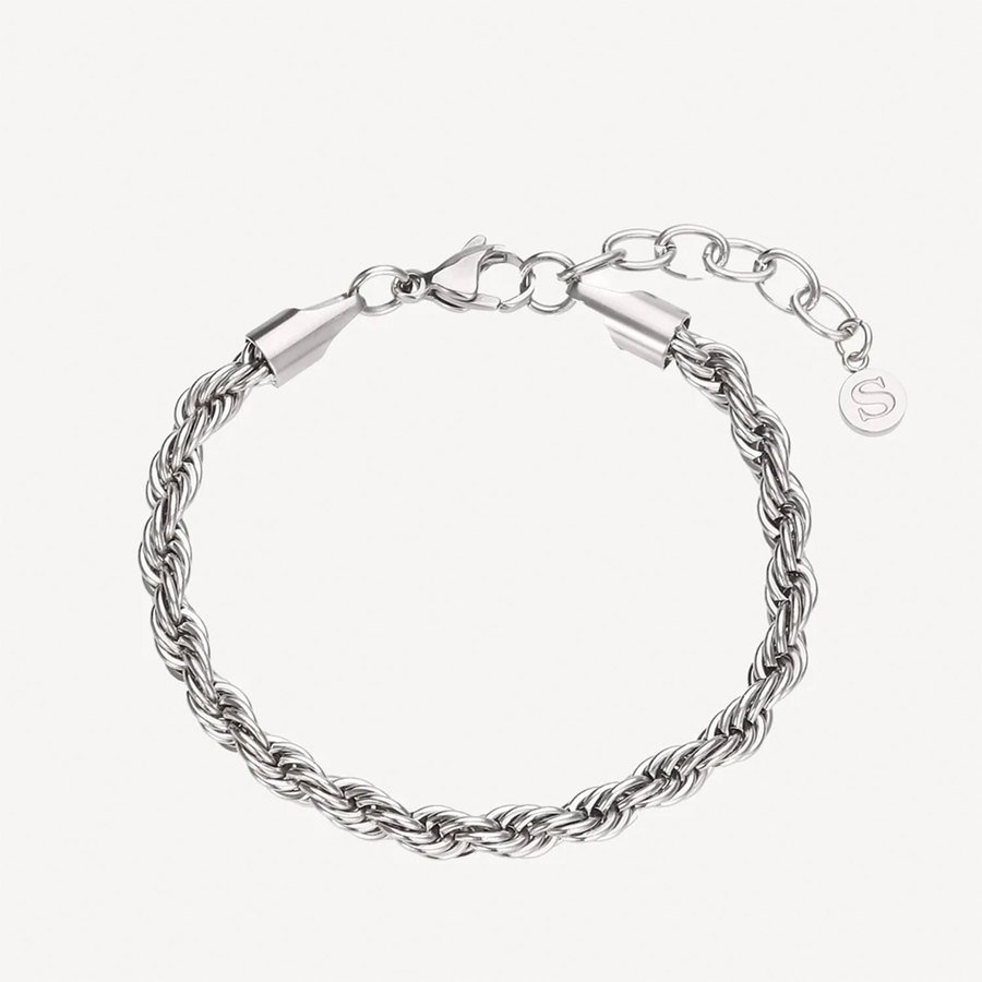 Sistie2ND Rope Bracelet Steel 17cm
