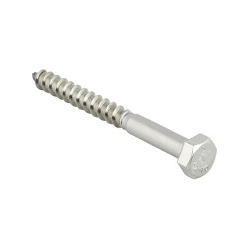 KARWEI houtdraadbout RVS M6x60 mm 15 stuks