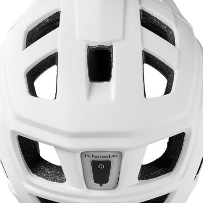 Black CreviceMTB-Helm Enduro - weiß