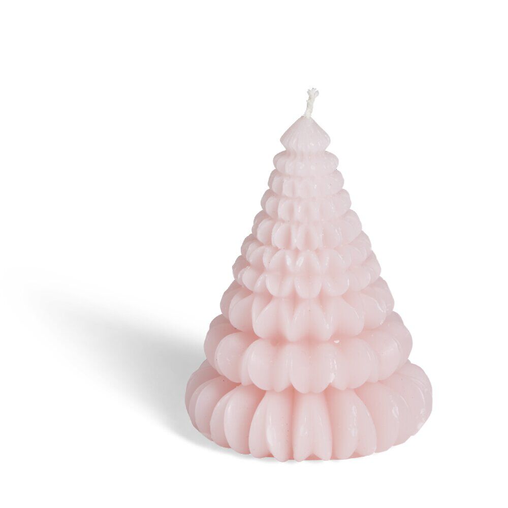 Bougie cône Ø7,2xH9,5cm - 3 coloris