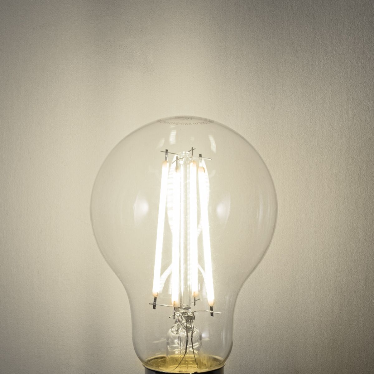 Set van 5 E27 dimbare LED lampen A60 6W 500 lm 4000K