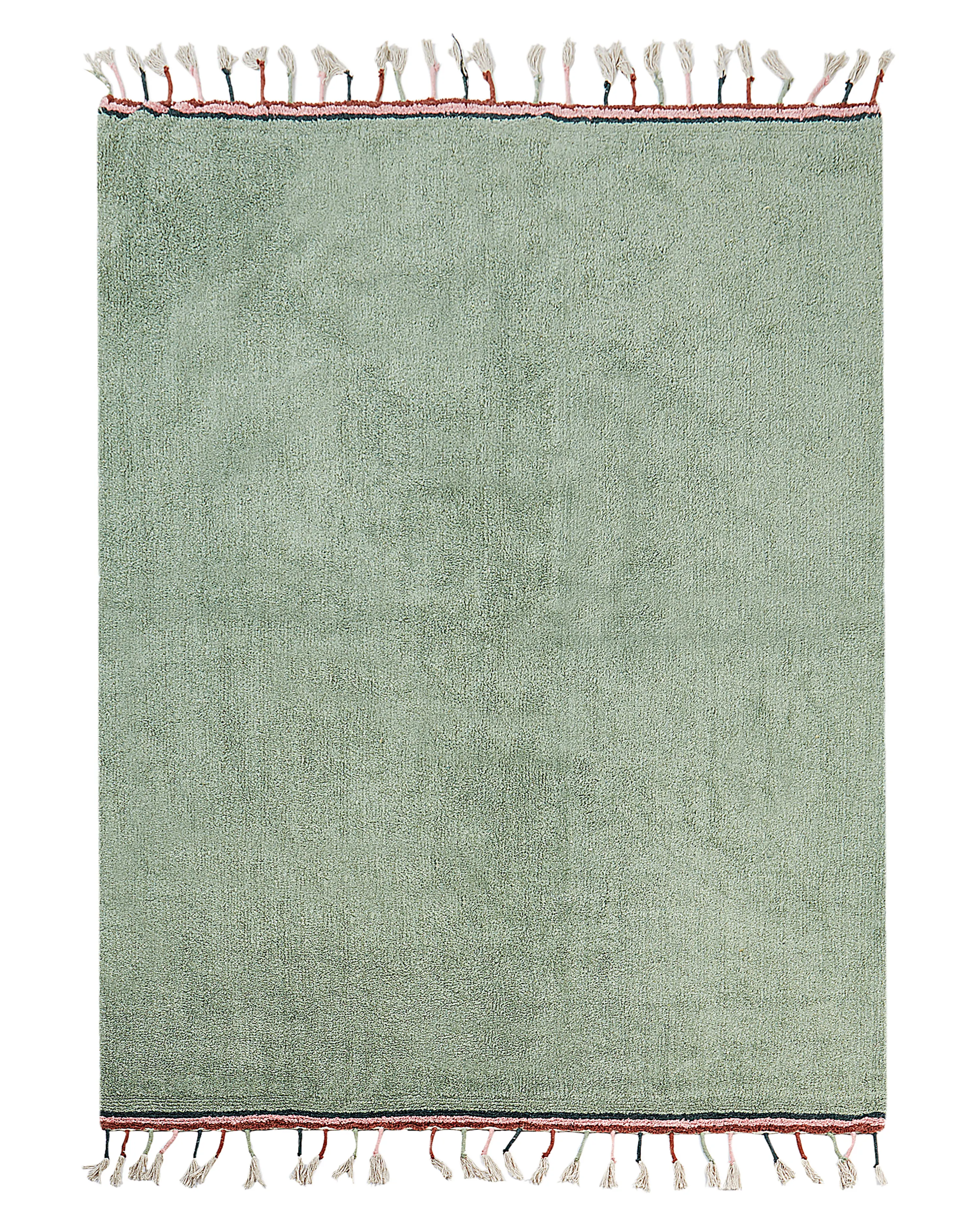 Kindervloerkleed CAPARLI Lichtgroen 140 x 200 cm Katoen