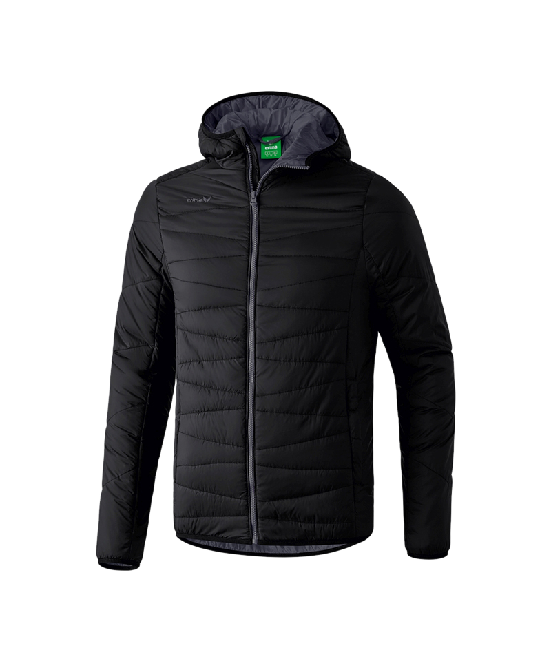 Erima Steppjacke Schwarz Grau