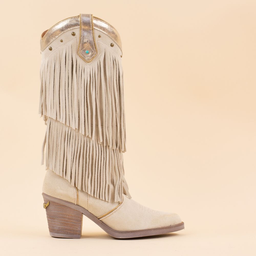 Nemonic 2279 cowboyboots boho fringe Artico