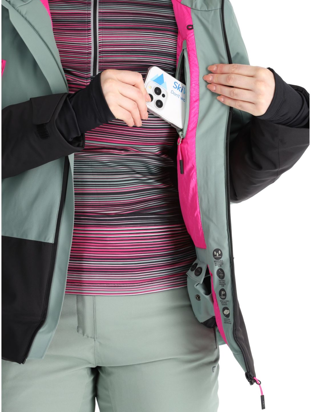 34W2506 ski-jas dames