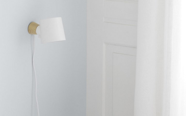Normann Copenhagen Rise wandlamp petroleumgroen