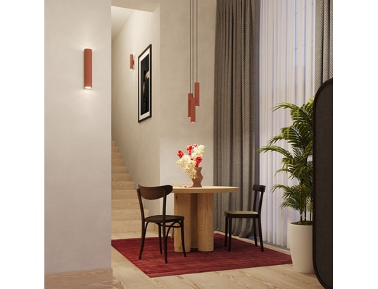SOLLUX LIGHTING - Applique lagos 2 rouge ocre