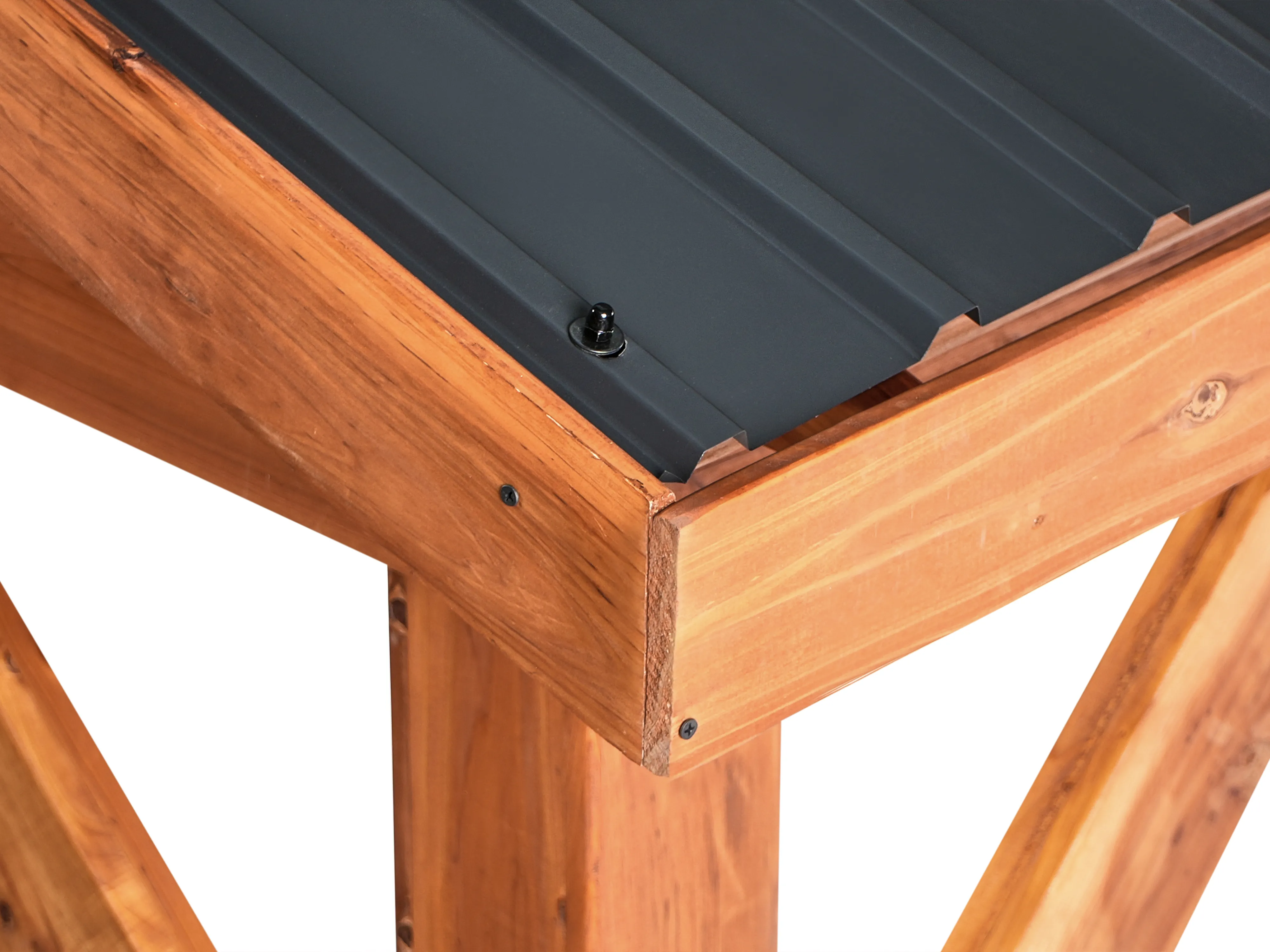 Paviljoen SECCHIA Dennenhout 296 cm 350 cm Bruin/grijs