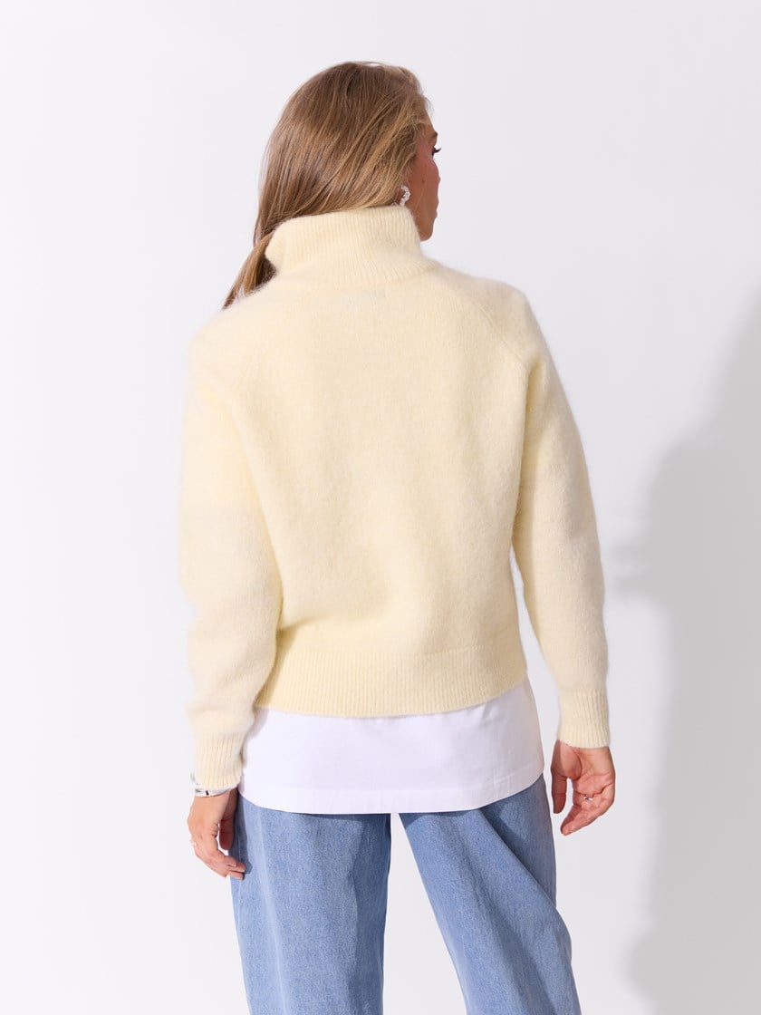 Carmela cardigan Transparent Yellow