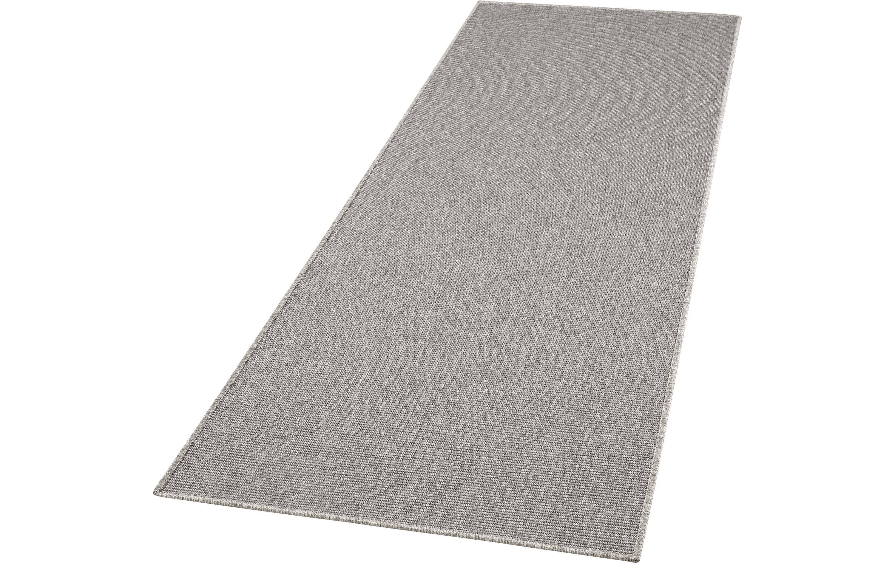 Teppich Sisal 80 cm x 250 cm, SilberIn- & Outdoor Teppichläufer