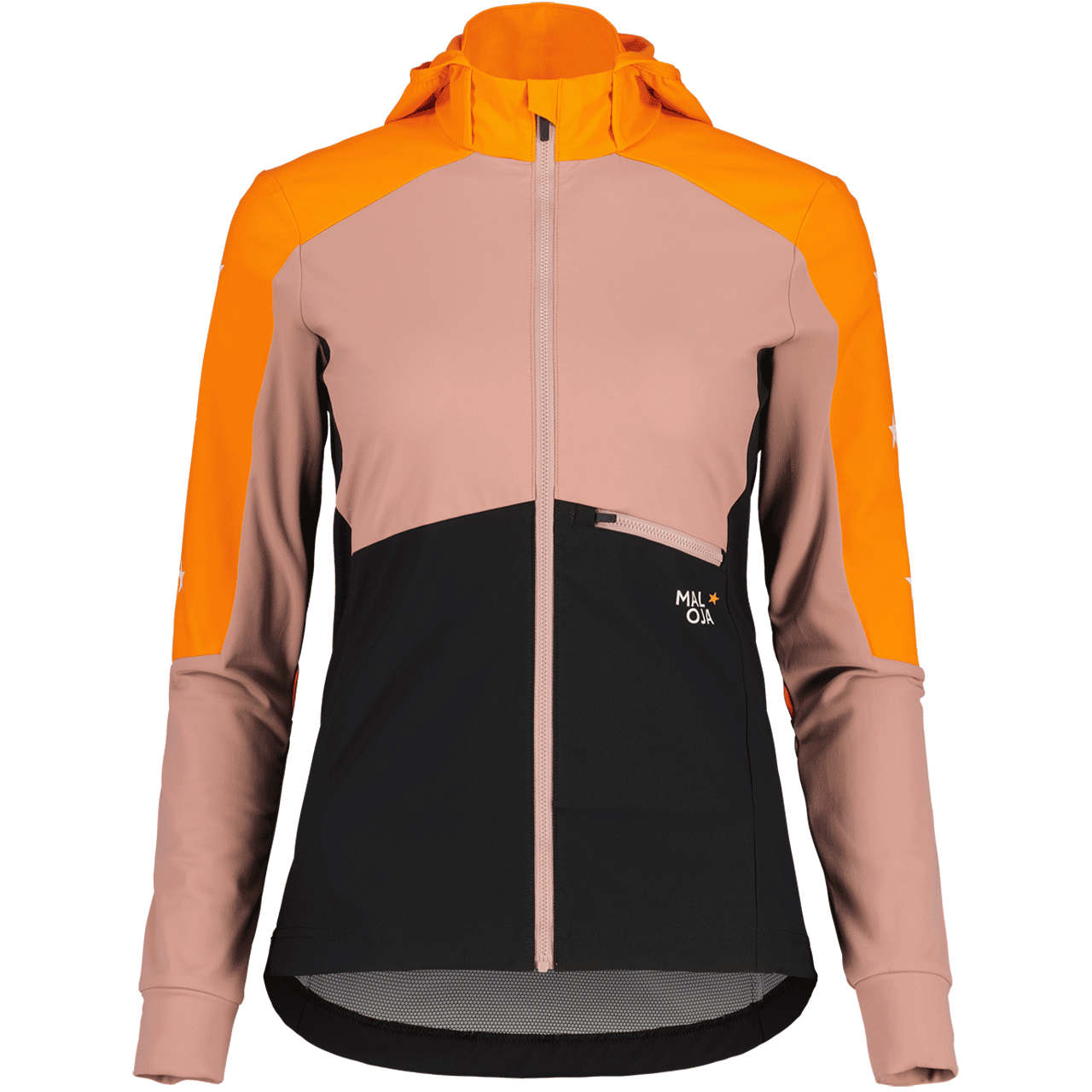 Maloja Damen Hybrid Softshelljacke NESHAm orange sun multi | Skitourenjacken | Skitourenbekleidung | Damen | XSPO-Fashion