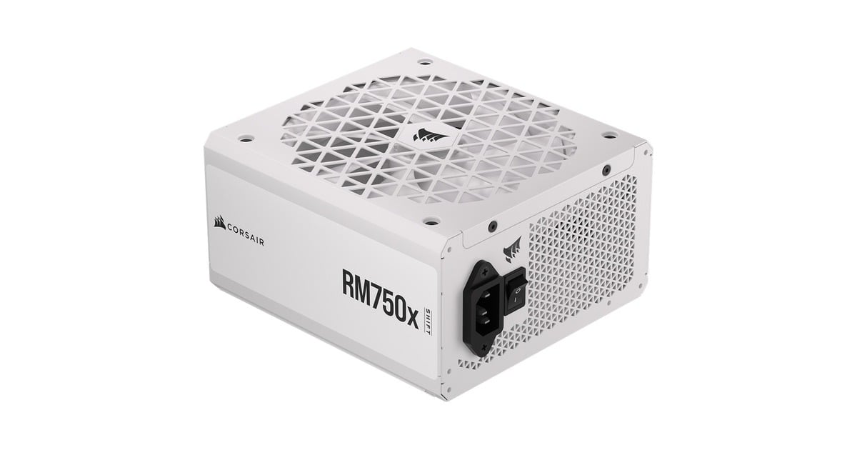 CorsairRM750x SHIFT White modulaire 750 watt voeding   (Wit, 1x 12V-2x6, 2x PCIe)