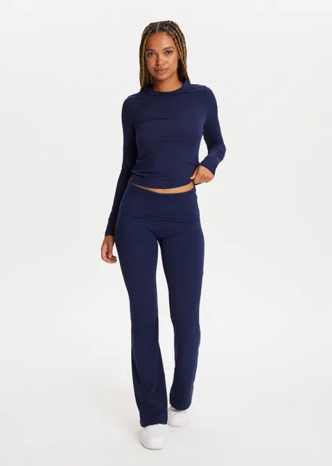 T-shirt met lange mouwen blauw (BLW.D)