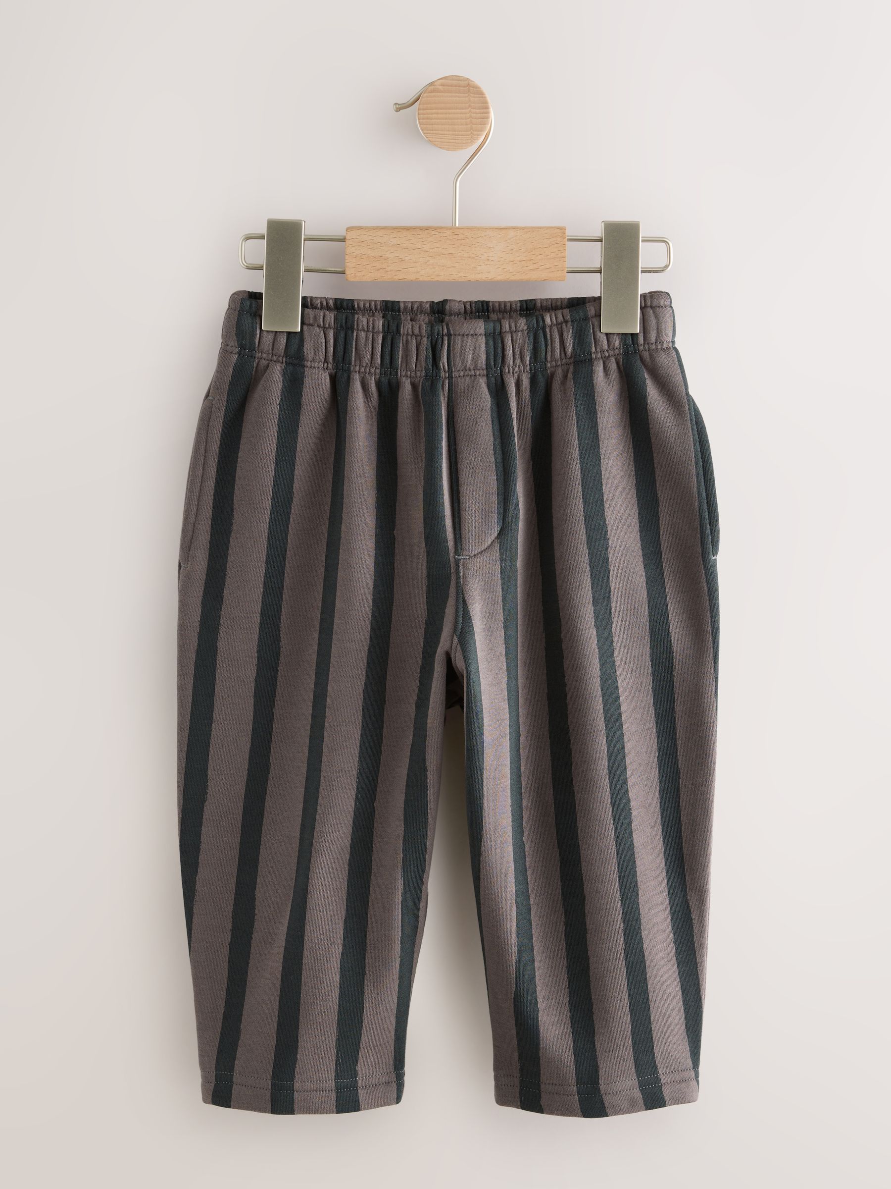 Zwart/antraciet - Wide Leg Jersey Joggers (3mths-7yrs)