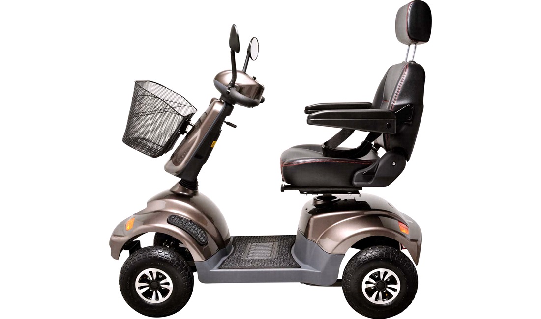 El-scooter PF2K 550W 36AH 4 hjul Mokka