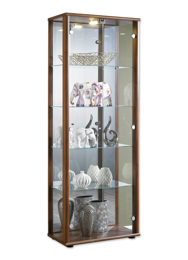 Vitrine, 2-türig, mit LED-Beleuchtung
