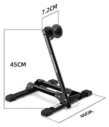 Rockbros Support pliant pour vélo - Noir