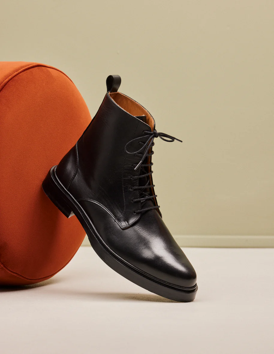 Bottines Timothée - Cuir noir
