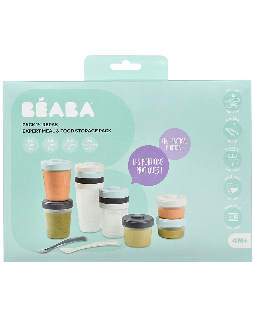 Vorratsdosen-Set FIRST MEAL PACK 14-teilig in storm