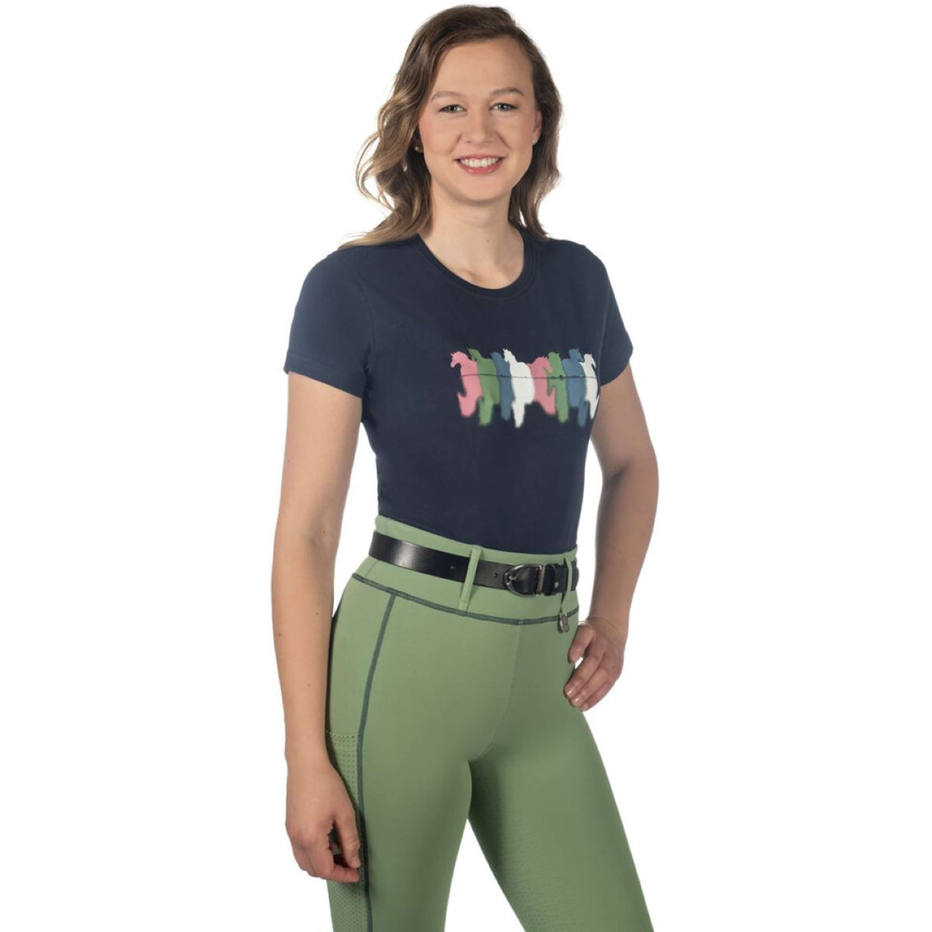 HKM T-Shirt Mirror Donker Blauw
